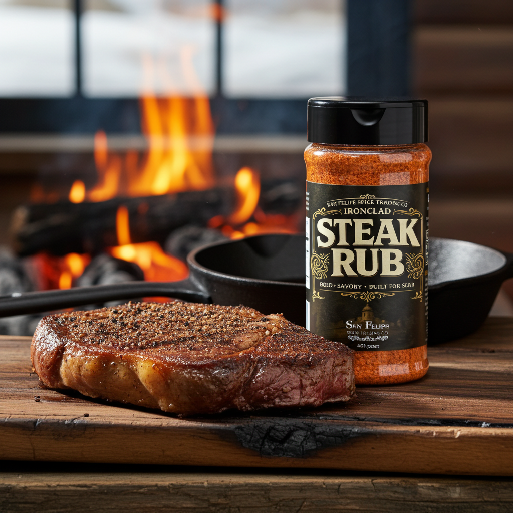 Ironclad Steak Rub | Bold Steak Seasoning for Ribeye, Burgers & Brisket