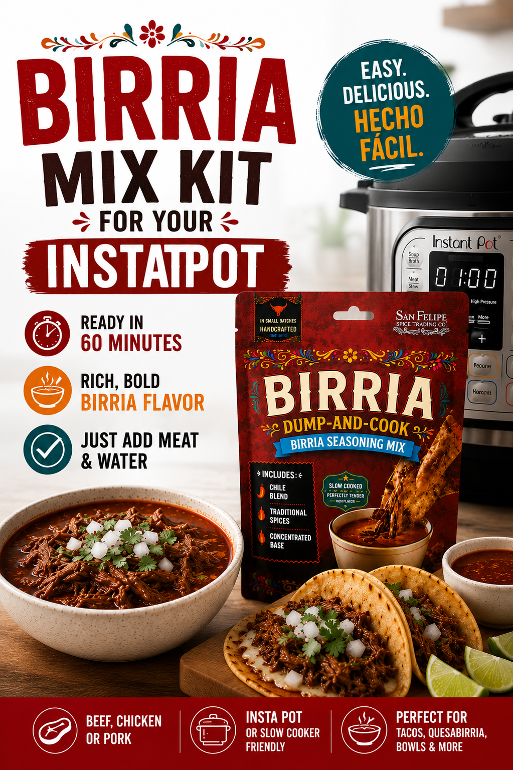 Taco & Birria Night Bundle | Mexican Seasoning Duo