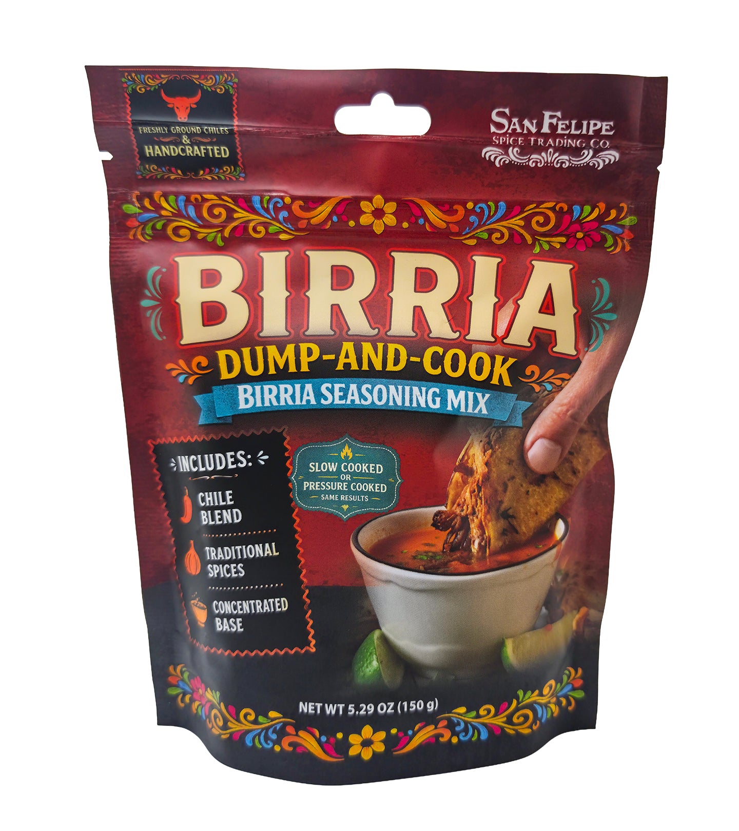 Instant Birria Seasoning Mix | Dump & Cook Beef Birria Taco Kit