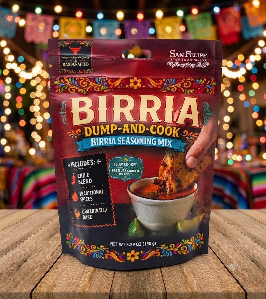 Instant Birria Seasoning Mix | Dump & Cook Beef Birria Taco Kit