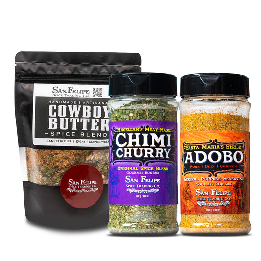 Grilling Bundle – Adobo, Chimichurri & Cowboy Butter