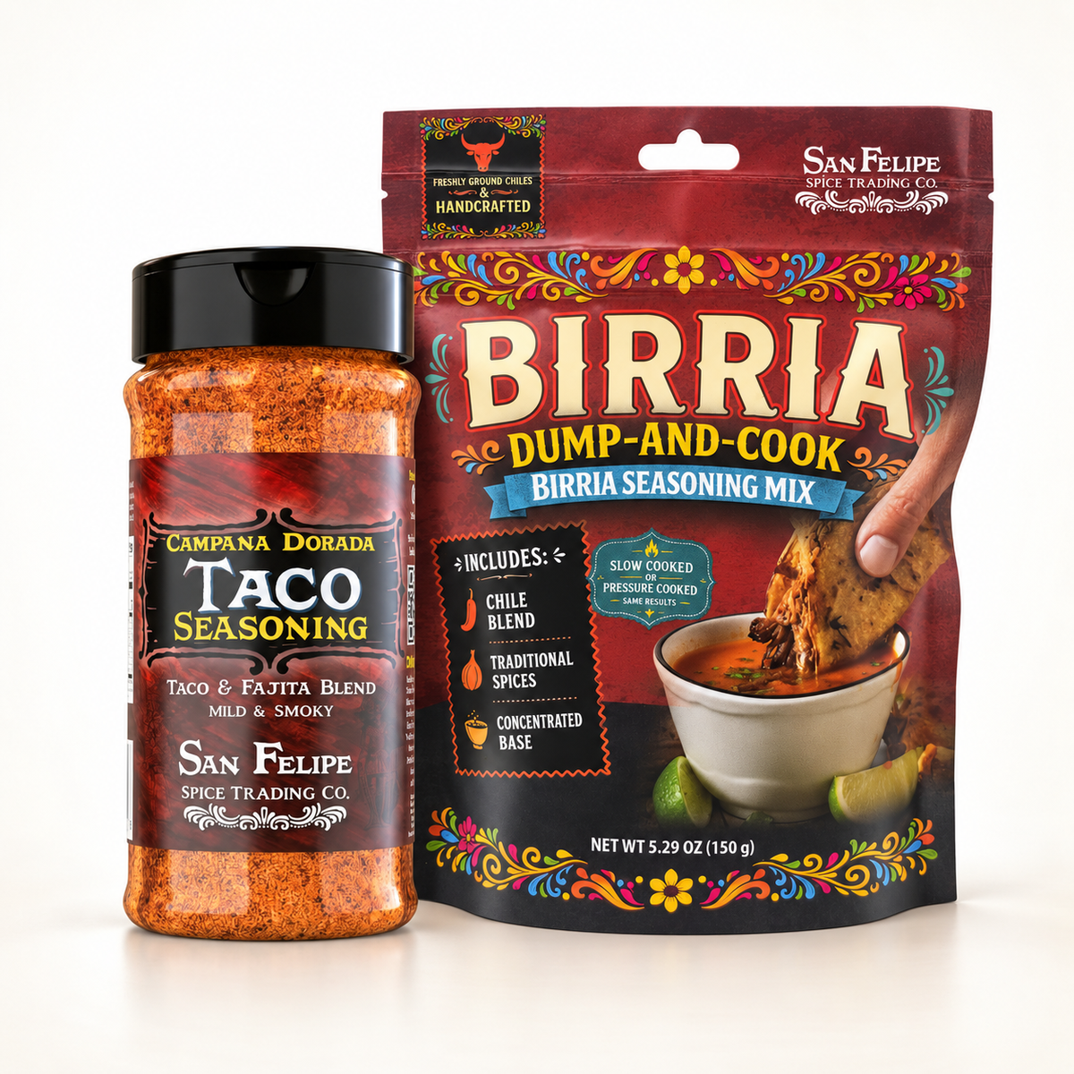 Taco & Birria Night Bundle | Mexican Seasoning Duo