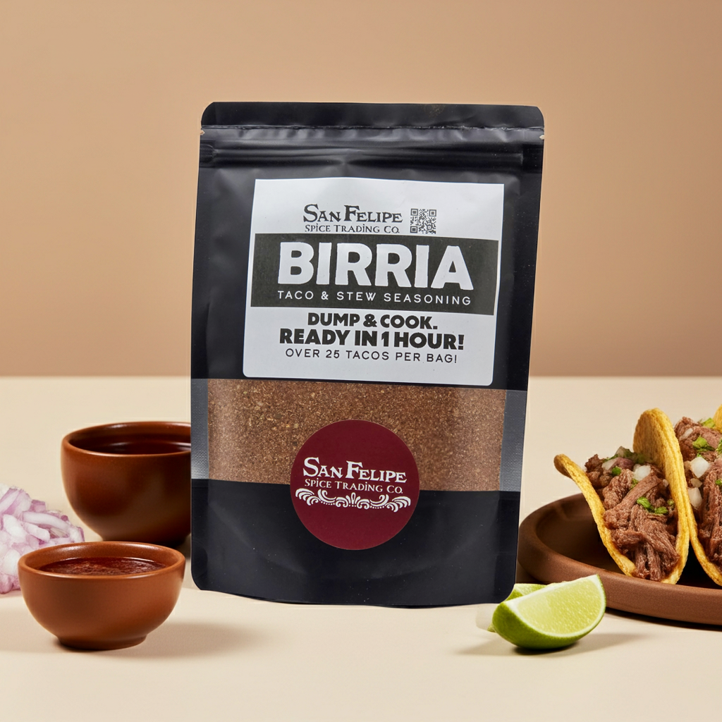 Instant Birria Seasoning Mix | Dump & Cook Beef Birria Taco Kit
