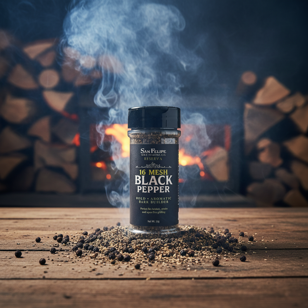 16-Mesh Coarse Black Pepper | Reserva Series Gourmet BBQ & Steakhouse Grind