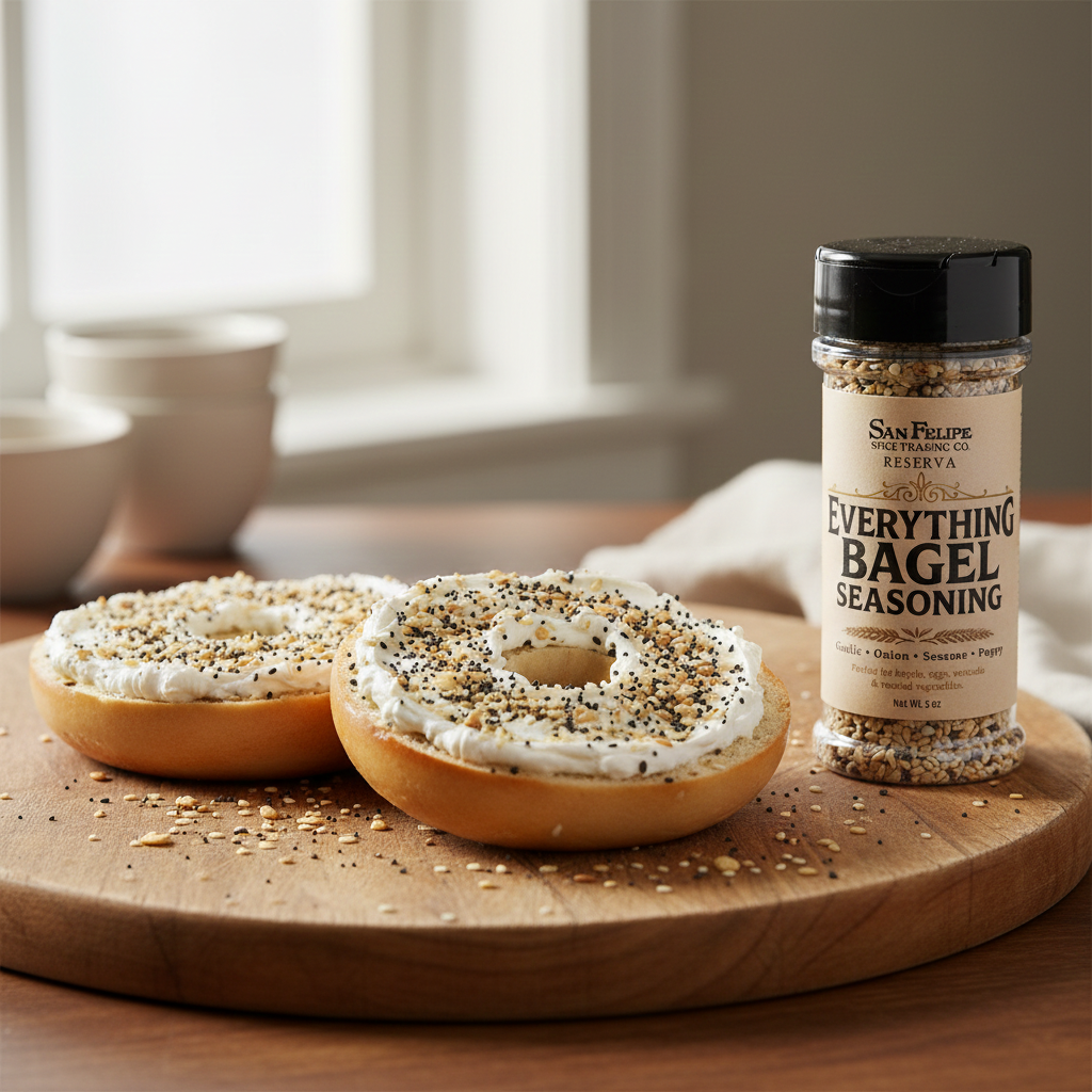 Everything Bagel Seasoning – Garlic Onion Sesame Bagel Spice Blend for Eggs, Avocado Toast & Vegetables