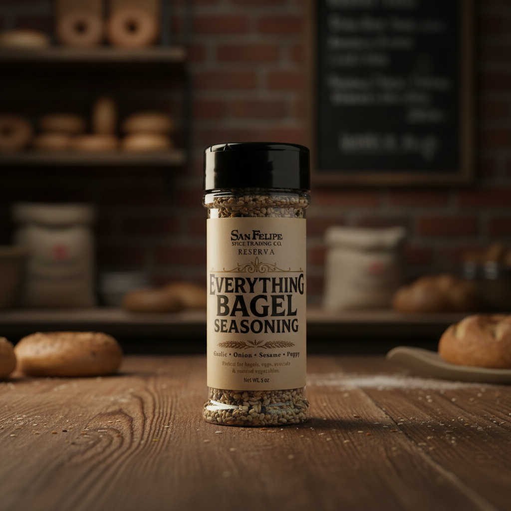 Everything Bagel Seasoning – Garlic Onion Sesame Bagel Spice Blend for Eggs, Avocado Toast & Vegetables