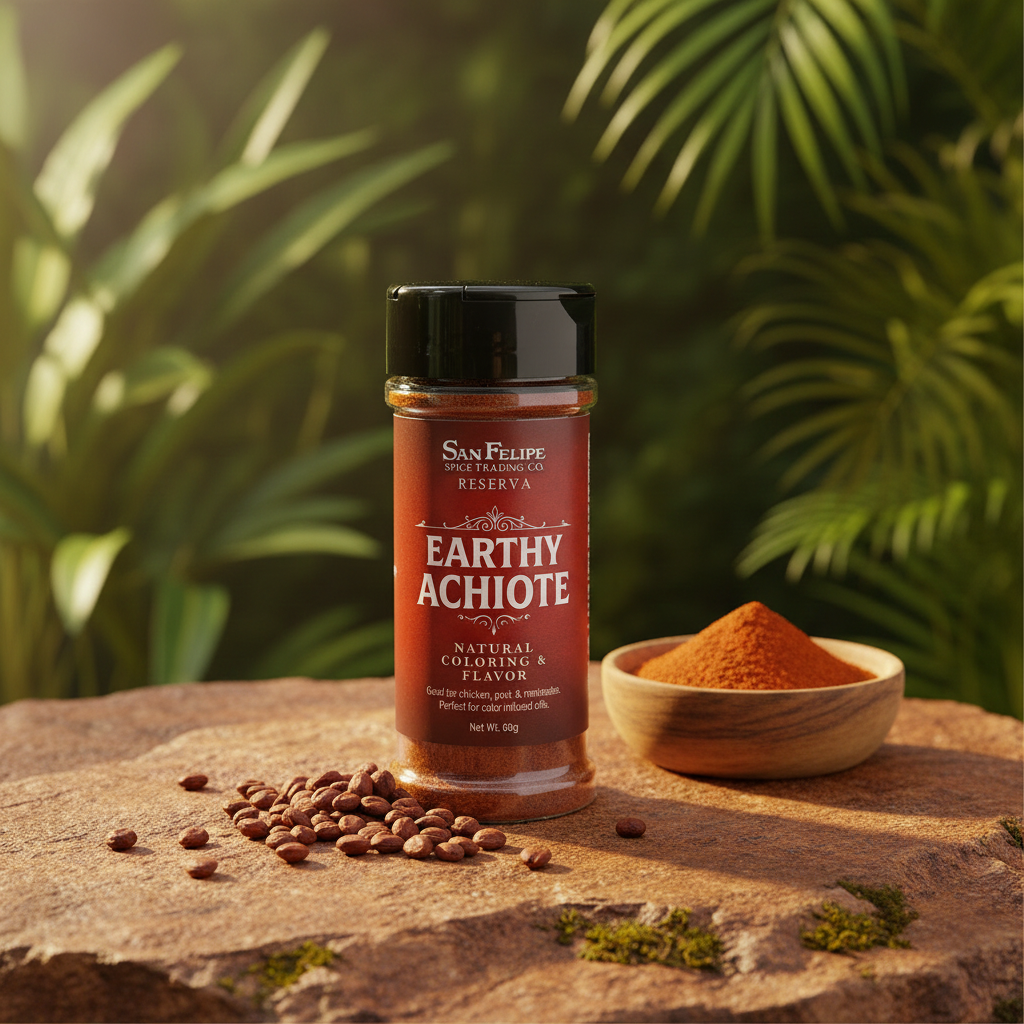 Roasted Ground Achiote | Reserva Series Deep Savory Annatto | San Felipe Spice Trading Co.