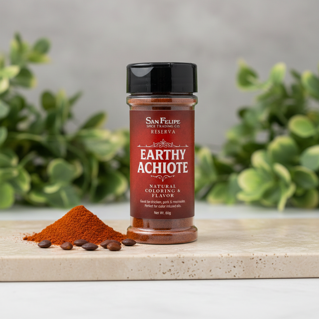 Roasted Ground Achiote | Reserva Series Deep Savory Annatto | San Felipe Spice Trading Co.