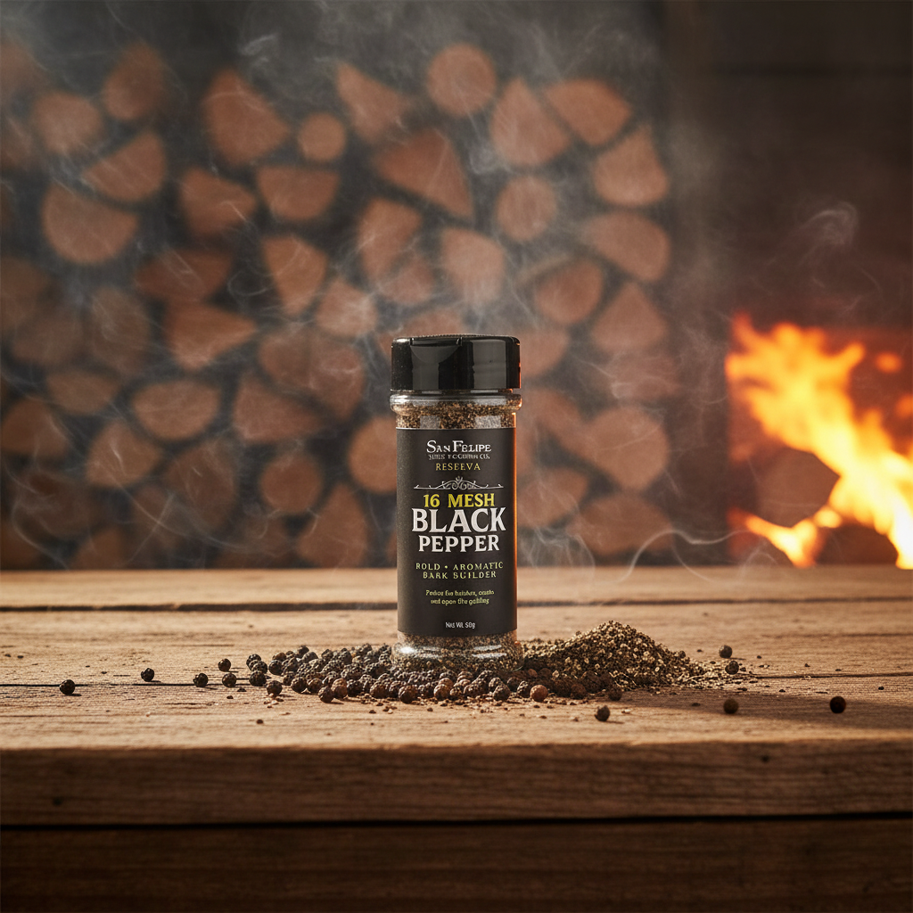 16-Mesh Coarse Black Pepper | Reserva Series Gourmet BBQ & Steakhouse Grind