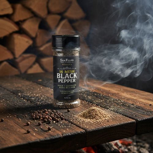 16-Mesh Coarse Black Pepper | Reserva Series Gourmet BBQ & Steakhouse Grind