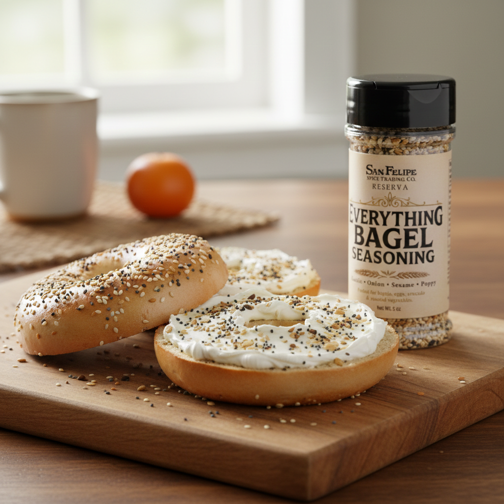 Everything Bagel Seasoning – Garlic Onion Sesame Bagel Spice Blend for Eggs, Avocado Toast & Vegetables