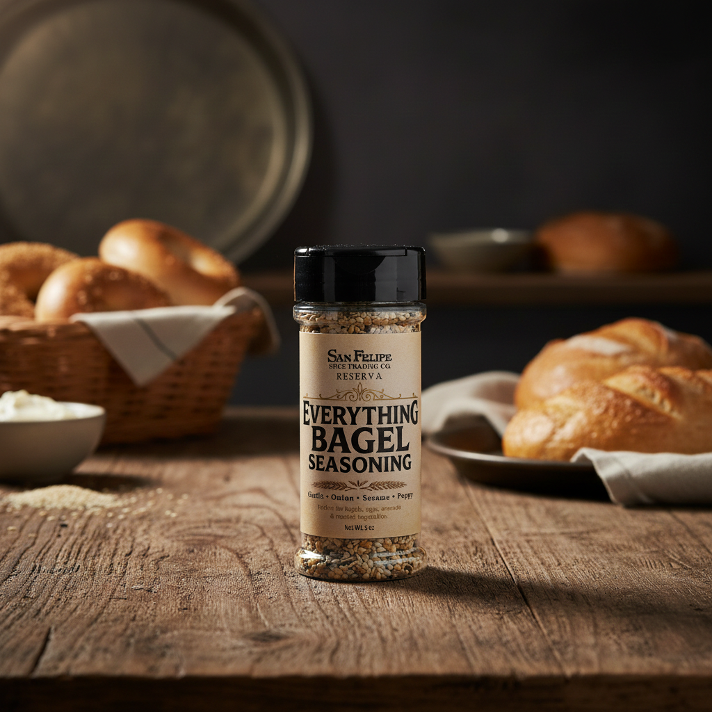 Everything Bagel Seasoning – Garlic Onion Sesame Bagel Spice Blend for Eggs, Avocado Toast & Vegetables