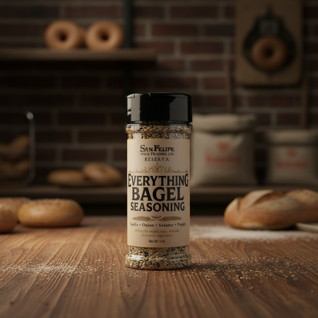 Everything Bagel Seasoning – Garlic Onion Sesame Bagel Spice Blend for Eggs, Avocado Toast & Vegetables