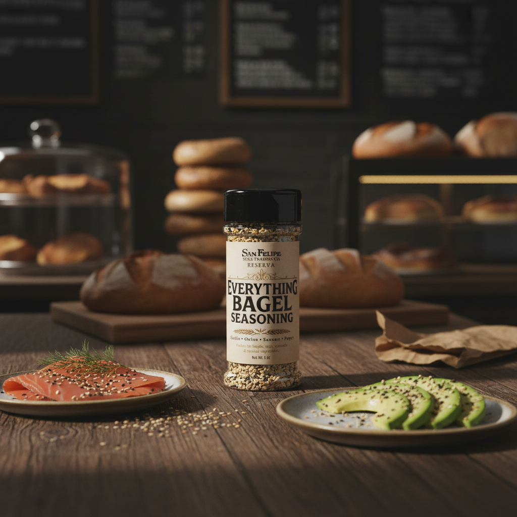 Everything Bagel Seasoning – Garlic Onion Sesame Bagel Spice Blend for Eggs, Avocado Toast & Vegetables