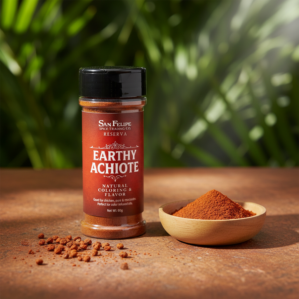 Roasted Ground Achiote | Reserva Series Deep Savory Annatto | San Felipe Spice Trading Co.