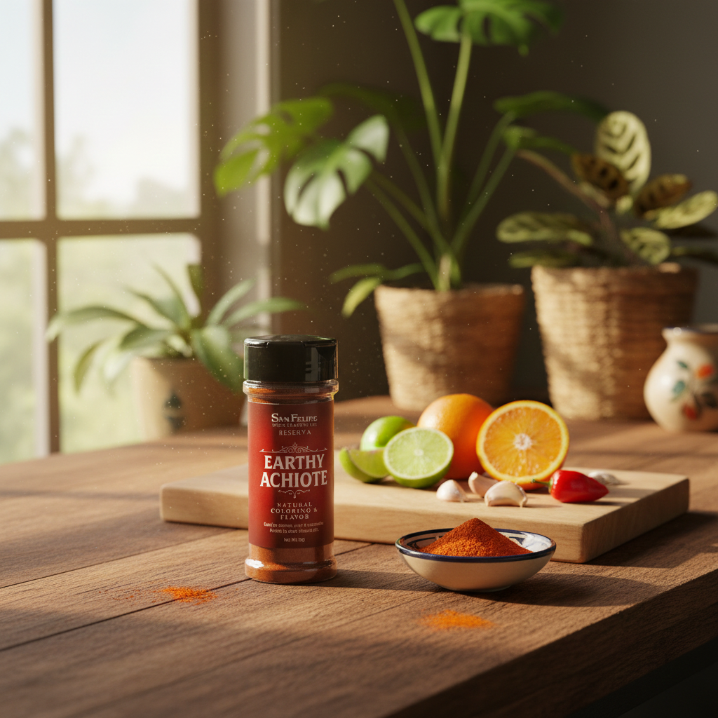 Roasted Ground Achiote | Reserva Series Deep Savory Annatto | San Felipe Spice Trading Co.