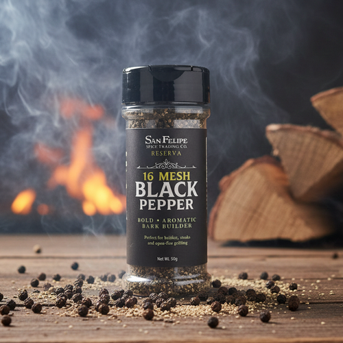 16-Mesh Coarse Black Pepper | Reserva Series Gourmet BBQ & Steakhouse Grind
