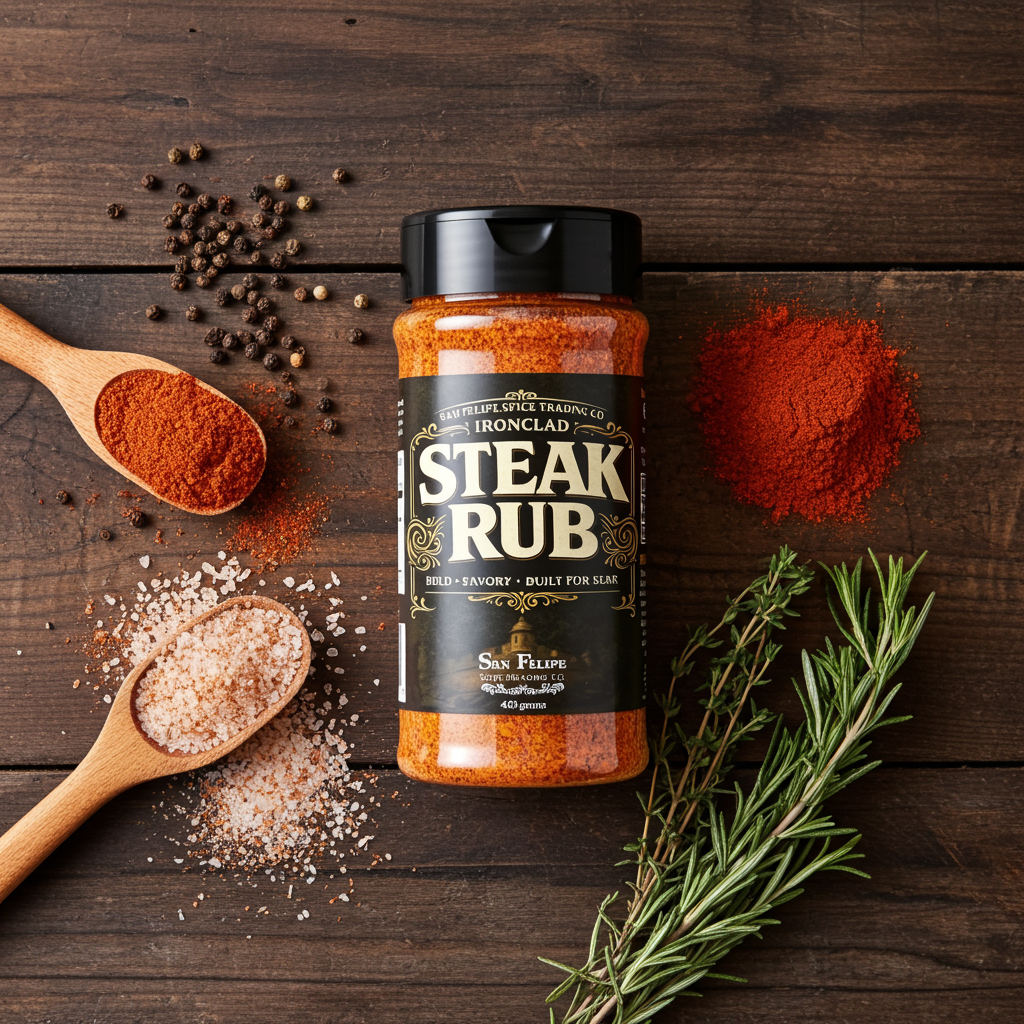 Ironclad Steak Rub | Bold Steak Seasoning for Ribeye, Burgers & Brisket