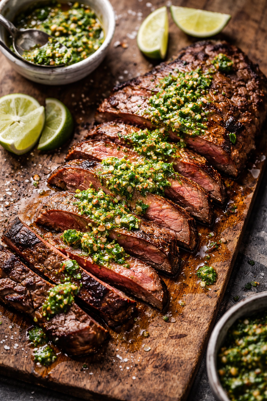 Weeknight Chimichurri Skirt Steak